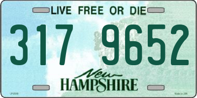 NH license plate 3179652