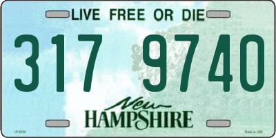 NH license plate 3179740