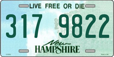 NH license plate 3179822