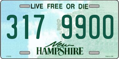 NH license plate 3179900