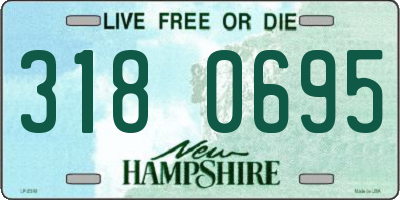 NH license plate 3180695