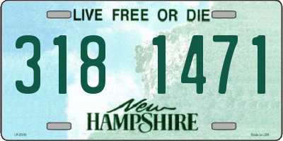 NH license plate 3181471