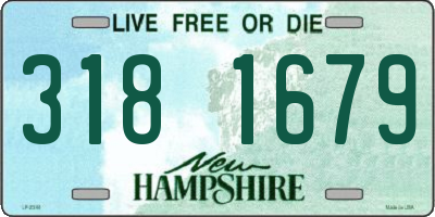 NH license plate 3181679