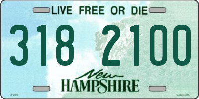 NH license plate 3182100