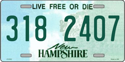 NH license plate 3182407