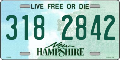 NH license plate 3182842