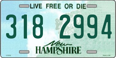 NH license plate 3182994