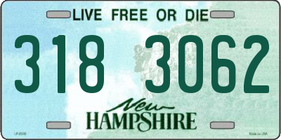 NH license plate 3183062