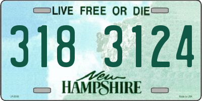 NH license plate 3183124