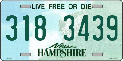 NH license plate 3183439