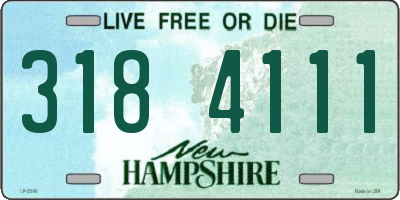 NH license plate 3184111