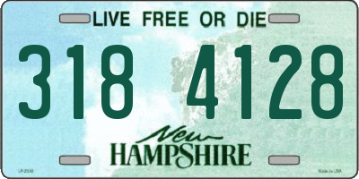 NH license plate 3184128
