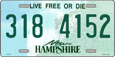 NH license plate 3184152