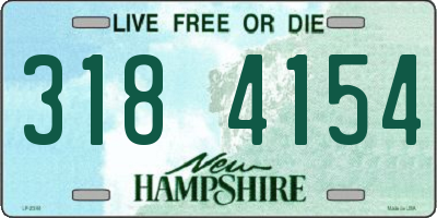 NH license plate 3184154