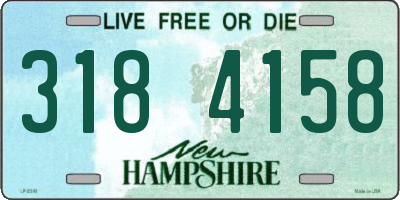 NH license plate 3184158