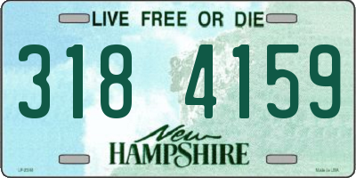 NH license plate 3184159