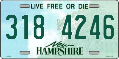 NH license plate 3184246
