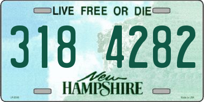 NH license plate 3184282