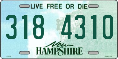 NH license plate 3184310