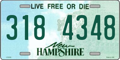 NH license plate 3184348