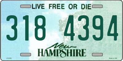 NH license plate 3184394