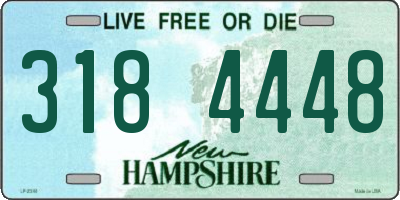 NH license plate 3184448