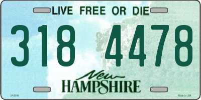 NH license plate 3184478