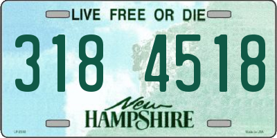 NH license plate 3184518