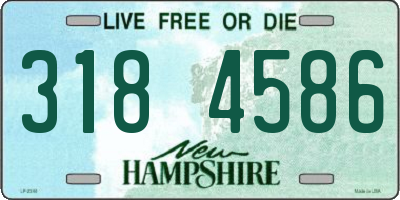 NH license plate 3184586
