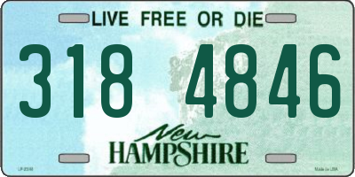 NH license plate 3184846