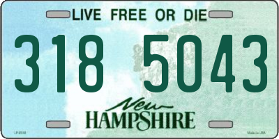 NH license plate 3185043