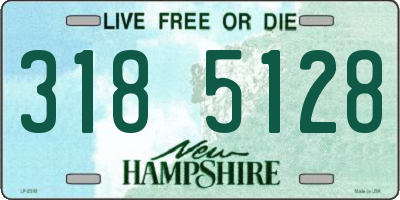 NH license plate 3185128