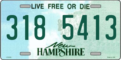 NH license plate 3185413