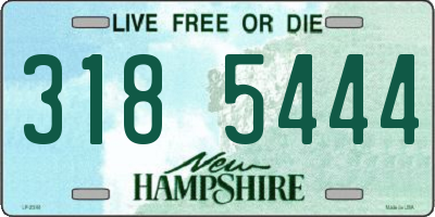 NH license plate 3185444