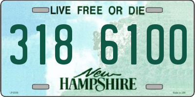 NH license plate 3186100