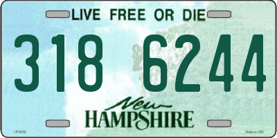 NH license plate 3186244