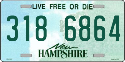 NH license plate 3186864