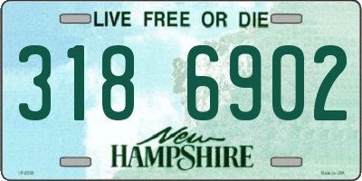 NH license plate 3186902