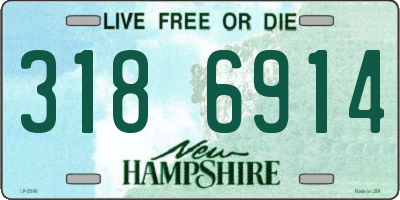 NH license plate 3186914