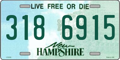 NH license plate 3186915