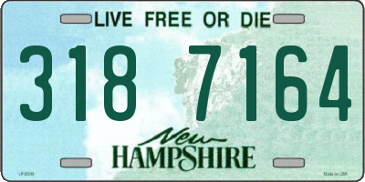 NH license plate 3187164
