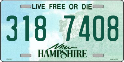 NH license plate 3187408