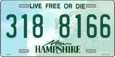 NH license plate 3188166