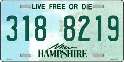 NH license plate 3188219