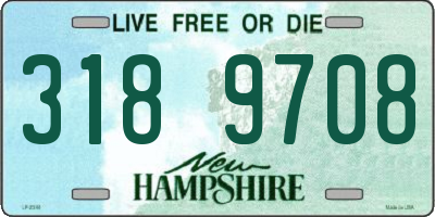 NH license plate 3189708