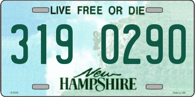 NH license plate 3190290