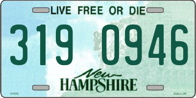 NH license plate 3190946