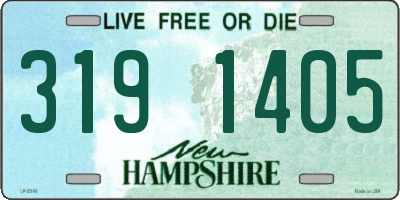 NH license plate 3191405