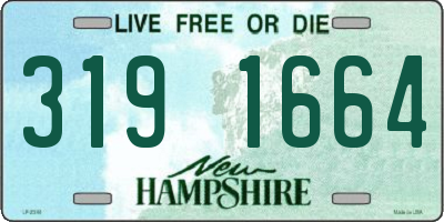 NH license plate 3191664