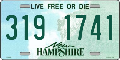 NH license plate 3191741